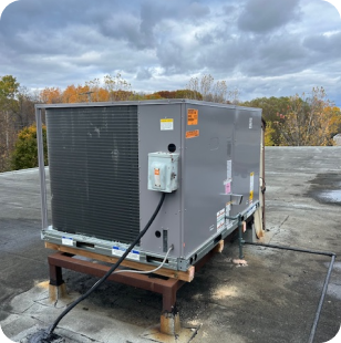Réalisation HVAC par Les Entreprises Ouimette & Fils - Installation de thermopompe