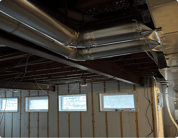 Installation de système de chauffage, climatisation ou thermopompe par Les Entreprises Ouimette & Fils